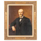 Conrad Freyberg, Germania, 1842 - 1915 / Ritratto di gentiluomo / Firmato C Freyberg e datato 1895 al centro a destra, oil on canvas