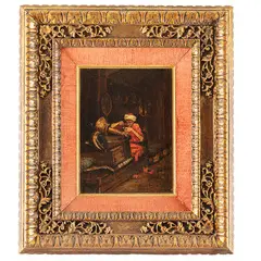 Francia, 1846 - 1913 / Uomo orientale in un interno / Firmato L L Tanzi in basso a destra by Léon Louis Antoine Tanzi, oil on canvas, offered Dec 2025
