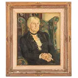 Elizabeth Thompson, Losanna, 1846 - Irlanda, 1933 / Ritratto di signora irlandese in un interno / Firmato E Thompson in basso a destra, oil on canvas