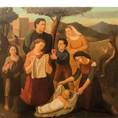Gisberto Ceracchini, Foiano della Chiana 1899 - Petrignano Del Lago (PG) 1982 / Senza titolo, oil on canvas