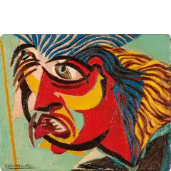 Enrico Prampolini, Modena 1896 - Roma 1956 / Cassandra, 1945 circa, oil on masonite