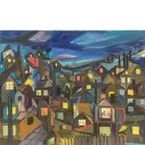 Renato Guttuso, Bagheria 1911 - Roma 1987 / Ricordo della città di Sevres, 1949, oil on canvas