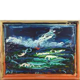 Mario Schifano, Homs 1934 - Roma 1998 / Senza titolo, oil ed acrilico on canvas