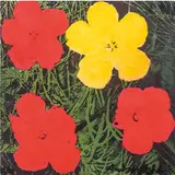 Andy Warhol, Pittsburgh 1928 - New York 1987 / Flowers, anni '60, screenprint a colori on paper