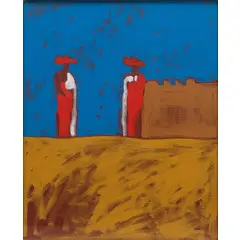 Roma 1938 - 1988 / Senza titolo, anni '80 by Tano Festa, acrylic on canvas, offered Dec 2025
