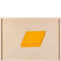 Rodolfo Aricò, Milano 1930 - 2002 / Senza titolo, 1966, mixed media and cartoncino on paper