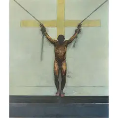 Bernardo Siciliano, Roma 1969 / Crucifixion, 2012, oil on canvas