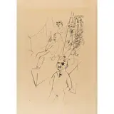 George Grosz, Berlino 1893 - 1959 / Marseille, 1919, lithograph in b/n on paper