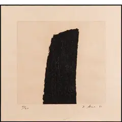 Richard Serra, San Francisco 1938 - Orient 2004 / Heimaey II, 1991, etching on paper
