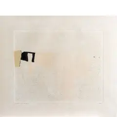 Alberto Burri, Citta' Di Castello 1915 - Nizza 1995 / Muffa, 1957, etching and litografia a colori on paper