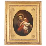 Madonna con il Bambino by Lorenzo Baldissera Tiepolo, oil on canvas, offered Feb 2026