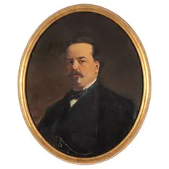 Gerolamo Induno, Milano, 1827 - 1890 / Ritratto di notaio / Firmato G Induno in basso a sinistra, oil on canvas