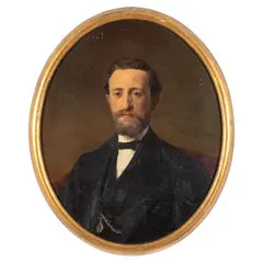 Gerolamo Induno, Milano, 1827 - 1890 / Ritratto di gentiluomo / Firmato Ger Induno e datato 1873 in basso a sinistra, oil on canvas