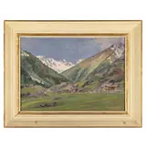 Oreste Paltrinieri, Verona 1873 - Viareggio 1966 / Valmalenco / Firmato Paltrinieri in basso a destra, oil on canvas