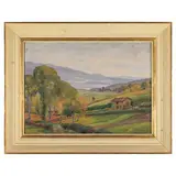 Oreste Paltrinieri, Verona 1873 - Viareggio 1966 / Garfagnana pittoresca / Firmato Paltrinieri in basso a destra, oil on canvas