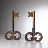Senza titolo by A Pair Of Andirons Attributed To A. Tura, offered Feb 2026
