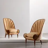Senza titolo by A Pair Of Armchairs By P. Iribe, offered Feb 2026