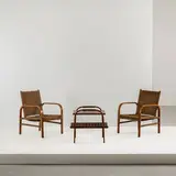 Senza titolo by A Apir Of Italian Armchairs With Low Table, offered Feb 2026