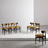 Senza titolo by Six Chairs Attributed To H. J. Wegner, offered Feb 2026