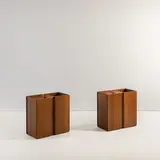 Senza titolo by A Pair Of Bedside Tables By A. & T. Scarpa, offered Feb 2026