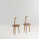 Senza titolo by Two Occasional Table By F. Albini, offered Feb 2026