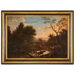 Abraham Begeyn, Paesaggio, oil on canvas