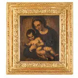 Madonna con il Bambino by Simone Peterzano, oil on panel, offered Mar 2026