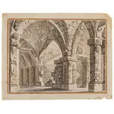 Architettura di fantasia by Antonio Niccolini, pencil, offered Mar 2026