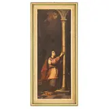 Santa Maria detta Catena / Firmato in basso sul basamento della colonna: Eseban Marquez f. by Esteban Márquez de Velasco, oil on canvas, offered Mar 2026