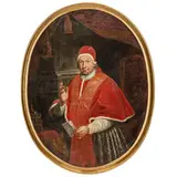 Ritratto di Papa Benedetto XIV by Agostino Masucci, oil on canvas ovale, offered Mar 2026