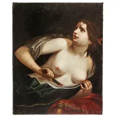 Simone Pignoni, Lucrezia, oil on canvas