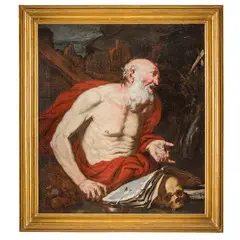 San Girolamo by Giovan Battista Langetti, oil on canvas, offered Mar 2026