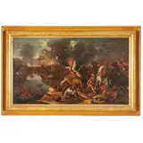 Matteo Stom, Battaglia, oil on canvas