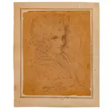 Ritratto di dama / Firmato J Reynolds in basso al centro by Joshua Reynolds, Penna e matita su carta, offered Mar 2026