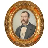Den Haag, 1809 - 1894 / Ritratto maschile / Firmato J C Valois e datato 1878 sul lato a sinistra by Jean Chrétien Valois, Acquarello su carta, offered Mar 2026
