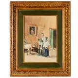 Pietro Gabrini, Roma 1856 - 1926 / Chierichetti in sacrestia / Firmato P Gabrini, Roma in basso a destra