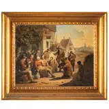 Belgio, 1827 - 1868 / La danza dell'orso / Firmato Camille Venneman e datato 1846 in basso a destra by Camille Venneman, oil on canvas, offered Mar 2026