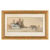 Francia 1880 - 1915 / Terrazza sulla città / Firmato P Debia e datato 12 in basso a sinistra by Paul Debia, Acquarello su carta, offered Mar 2026