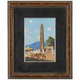 attivo nel XX secolo / Obelisco di Axuma in Etiopia / Firmato V Camerlingo XV in basso a destra by Vincenzo Camerlingo, oil on panel, offered Mar 2026