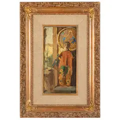 Cremona, 1869 - Firenze, 1940 / Figura / Firmato A Rizzi in basso a destra by Antonio Rizzi, oil on cardboard, offered Mar 2026