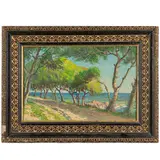 Francia 1891 - 1963 / Paesaggio marino con pineta / Firmato E Gaudet in basso a sinistra by Étienne Gaudet, oil on canvas, offered Mar 2026