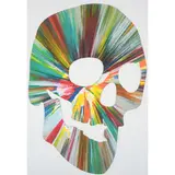 Bristol 1965 / Skull spin painting, 2009 by Damien Hirst, acrylic on paper, offered Apr 2026
