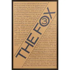 Joseph Kosuth, Toledo 1945 / Fox 3. 1975-76, mixed media on paper