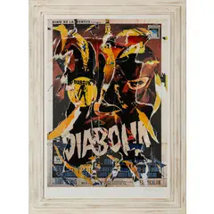 Rotella, Catanzaro 1918 - Milano 2006 / Diabolik, lithograph a colori on paper