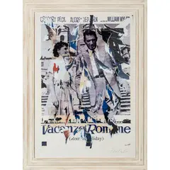 Catanzaro 1918 - Milano 2006 / Vacanze romane by Rotella, lithograph a colori on paper, offered Apr 2026