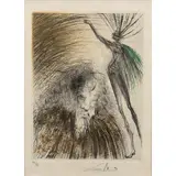 Figueras 1904 - 1989 / Senza titolo, 1969 (dalla serie del Faust) by Salvador Dalí, lithograph a colori on paper, offered Apr 2026