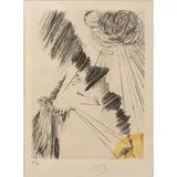 Figueras 1904 - 1989 / Senza titolo, 1969 (dalla serie del Faust) by Salvador Dalí, lithograph a colori on paper, offered Apr 2026