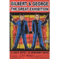 Gilbert&George, 6 poster, cm 90 x 60 / Firmati in basso al centro