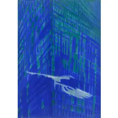 Titina Maselli, Roma 1924 / Senza titolo, 1977, mixed media on paper