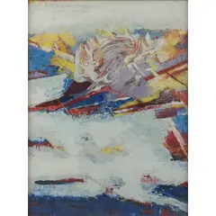 Franco Francese, Milano 1920 - 1996 / Fine d'estate, 1960, oil on canvas
